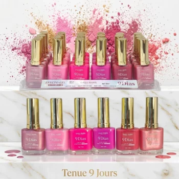 Présentoir de 24 (0,80€ pièce) : Vernis à Ongles Easy Paris – Effet Gel "9 Jours" – Image 2