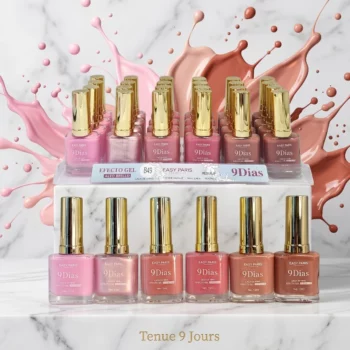 Présentoir de 24 (0,80€ pièce) : Vernis à Ongles Easy Paris – Effet Gel "9 Jours" – Image 2