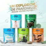 Lot de 12 (soit 0,98€ l'unité) Désodorisants en Gel Amahogar – 5 Parfums - Explosion de Fraîcheur (95g)