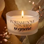Lot de 4 🕯️ Bougies Parfumées FLEURS en Verre Givré – Collection "Messages Inspirants"
