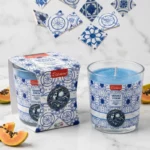 Lot de 6 🕯️ ✨ Bougie Parfumée à La Papaye Collection "Mosaïque" – Seta Home (85g)
