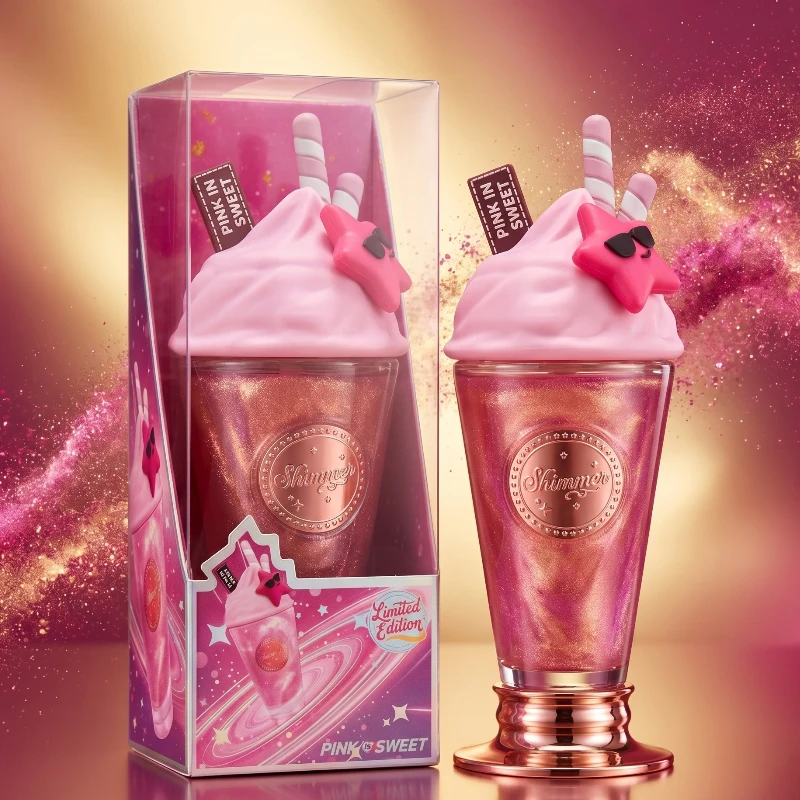 fournisseur de parfum édition limitée shimmer pink is sweet (1) ✨ Body Mist Shimmer "PINK IN SWEET" – Édition Limitée (200ml) – Image 1