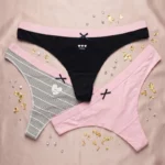Lot de 24 Strings Femme – Confort & Style (Coton) 🎀