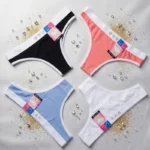 Lot de 24 Tangas Femme "Power Flower" – Confort & Strass ✨