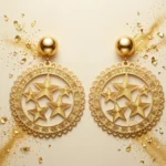 ✨ Boucles d'Oreilles Créoles "Soleil Levant" ✨ 6cm X 4,50cm