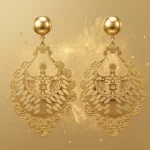 ✨ Boucles d'Oreilles Créoles "Soleil Levant" ✨ 4,50cm X 3,50cm