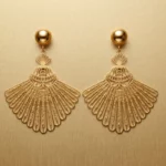 ✨ Boucles d'Oreilles Créoles "Soleil Levant" ✨ 6cm X 5cm