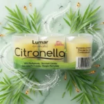 🕯️ Lot de 24 Bougies Anti-Moustiques Sans Insecticide LUMAR - Par Paquet de 3 - Parfum Citronnelle ✨