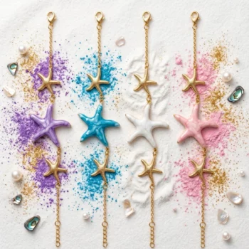 ✨ Lot de 12 Bracelets Acier Inoxydable – Collection "Douceur Nacrée" ✨ – Image 4