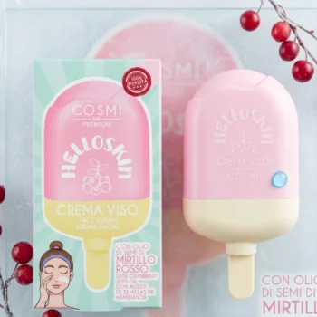 🍦 Craquez pour la Crème Visage HELLOSKIN – Une Douceur Fruitée en Forme de Glace ! 🍓✨