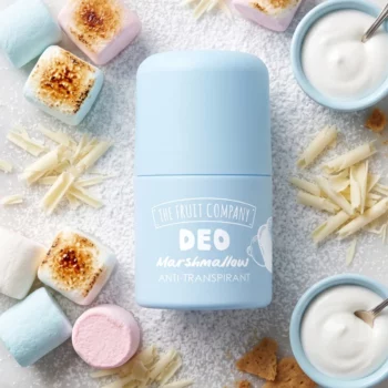 Carton de 12 ☁️ Déodorant Roll-On Marshmallow – Protection 24h & Douceur Moelleuse ! 🍬✨ The Fruit Company