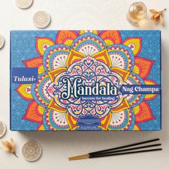 Présentoir de 12 ✨✨ Présentoir d'Encens Tulasi Mandala - Nag Champa ✨ – Image 2