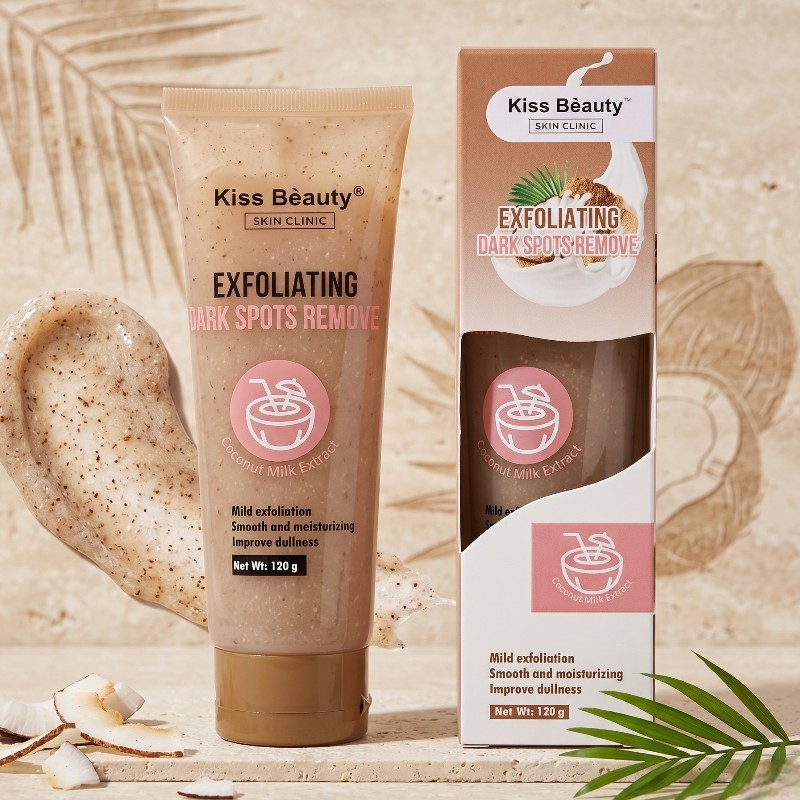 fournisseur en exfolient corporelle kiss beauty 📦 Lot de Destockage 6 Pièces – 🍑 Exfoliant Corporel Lissant Kiss Beauty (120g) – Prix Sacrifié ! 🧼✨ – Image 1