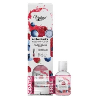 🍓 Mikado "Baies Rouges" – Vintage Home (100 ml + Recharge 50 ml offerte) 🫐 – Image 2