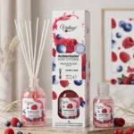 Carton de 12 🍓 Mikado "Baies Rouges" – Vintage Home (100 ml + Recharge 50 ml offerte) 🫐