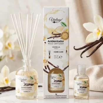 🍦 Mikado "Vainilla" – Vintage Home (100 ml + Recharge 50 ml offerte) 🍦