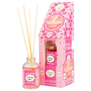 Carton de 6 🍬 Mikado "Chicle de Fresa - Bubble Gum à la Fraise" – Vintage Home (30 ml) 🍓 – Image 2