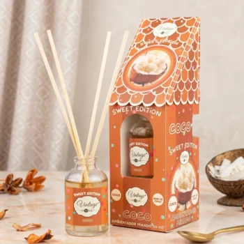 Carton de 6 🥥 Mikado "Coco" – Vintage Home (30 ml) 🥥