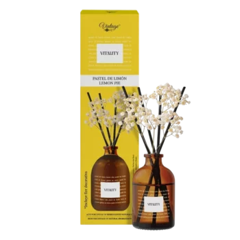 Carton de 12 🍋 Mikado Décoratif VITALITY – Vintage Home (95 ml) ✨ – Image 2