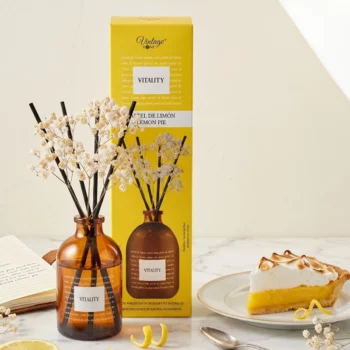 Carton de 12 🍋 Mikado Décoratif VITALITY – Vintage Home (95 ml) ✨