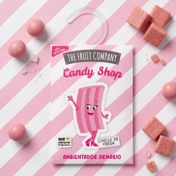 Carton de 12 🍓 Désodorisant Armoire Chewing-Gum Fraise +45 Jours & 0% Alcool ! 🍬✨ The Fruit Company