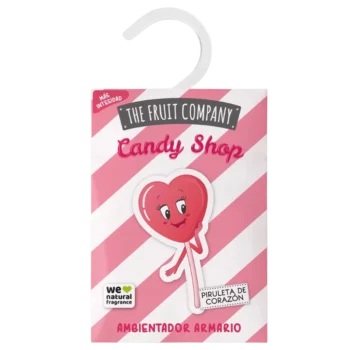 Carton de 12 🍭 Désodorisant Armoire Sucette Cœur +45 Jours & 0% Alcool ! ❤️✨ The Fruit Company – Image 2