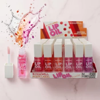 Présentoir de 24 : Lip Oil Miracle – Leticia Well