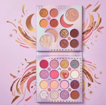 🌙 Set de Maquillage 4 Pièces Kevin & Coco – Palette 24 Couleurs, Gloss, Crayon & Pinceau ! 💖✨ – Image 2