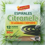 🦟 Lot de 4 Boîtes de 10 Spirales Anti-Moustiques Avec Support - Protection Longue Durée 🌿