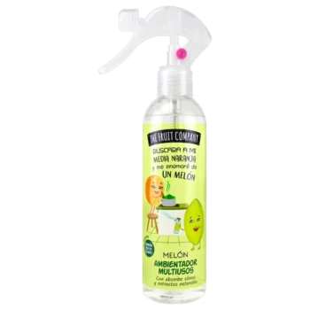 Carton de 12 🍈 Spray Désodorisant Polyvalent Melon – The Fruit Company (250 ml) 🍈 – Image 2