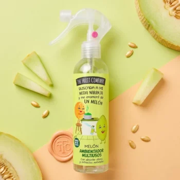 Carton de 12 🍈 Spray Désodorisant Polyvalent Melon – The Fruit Company (250 ml) 🍈