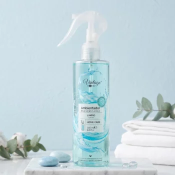 Carton de 12 ✨ Spray Ambiance "Limpio" – Vintage Home (245 ml) ✨