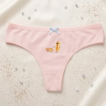 🍑 Lot de 24 Tangas "Aina New Style" - Motifs Fun & Confort Coton ✨ – Image 3