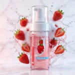 Lot de 12 🍓 Mousse Nettoyante Visage à la Fraise – Setablu (120ml)