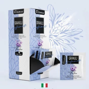 Dstributeur de 25 🌸 Sachets Parfumés "Talc" Multi-Usages - Aspirateur, Voiture, Armoire, Ambiance, Cendrier