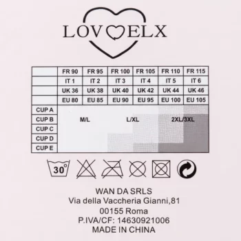 🖤 Lot de 6 Ensembles Lingerie 2 Pièces – Dentelle Élégante (Bonnet B) ✨ Podiums de Tailles Mixte – Image 2