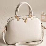 👜 Sac à Main Élégant en Simili Cuir – Blanc Intemporel 🖤 35cm