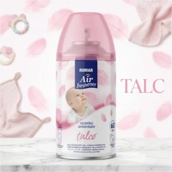 Désodorisant Talc 60 jours. Manuellement ou Compatible Diffuseur Air wick