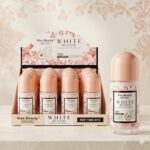 ☁️ Présentoir de 12 déodorant roll on parfumé "White Bloom" - kiss beauty ✨