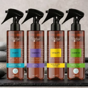 📦 Mélange de 4 Sprays Parfumés d’Ambiance Intérieur – Vintage Home (245 ml)