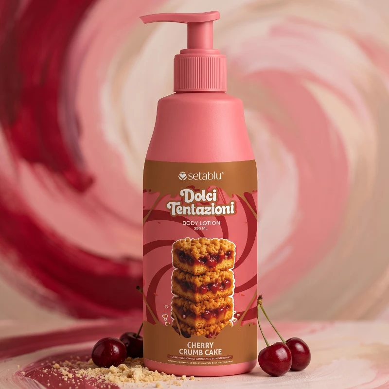 Lotion corporelle gateux aux cerises setablu Lot de 6 🍦 Lotion Corporelle Dolci Tentazioni Cake & Cerises - Grand Format 500ml - Setablu – Image 1