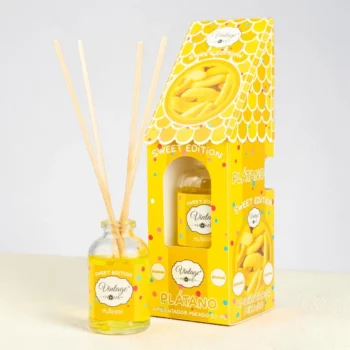 Carton de 6 🍌 DIFFUSEUR MIKADO VINTAGE HOME – BANANE "SWEET EDITION" (30 ML) – Image 2