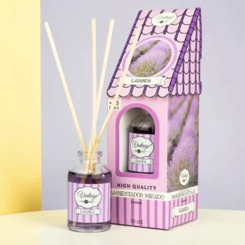 Carton de 6 💜 DIFFUSEUR MIKADO VINTAGE HOME – LAVANDE (30 ML) – Image 2