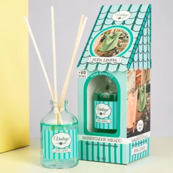 Carton de 6 🧺 DIFFUSEUR MIKADO VINTAGE HOME – VÊTEMENTS PROPRES (30 ML) – Image 2