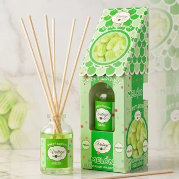 Carton de 6 🍈 DIFFUSEUR MIKADO VINTAGE HOME – MELON "SWEET EDITION" (30 ML)