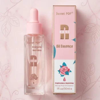 Lot de 12 🌹 HUILE FACIALE AVEC ESSENCE ROSE 30ml - Sweet POP✨