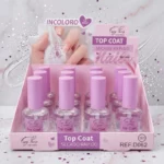 💅 PRÉSENTOIR DE 12 TOP COATS SÉCHAGE RAPIDE – EASY PARIS