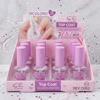 💅 PRÉSENTOIR DE 12 TOP COATS SÉCHAGE RAPIDE – EASY PARIS