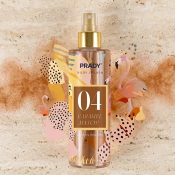 🌸 Brumes Corporelles 250ml "04 Caramel Match" – Brazilian Collection by Prady