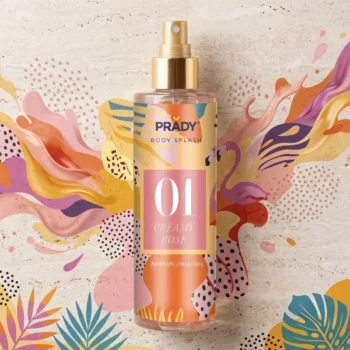 🌸 Carton de 12 Brumes Corporelles 250ml "01 Creamy Rose" – Brazilian Collection by Prady – Image 2